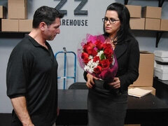 デカ尻, デカチン, デカパイ, フェラチオ, 茶髪の, バック, 淫乱熟女