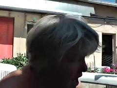 アナル, ぽっちゃり, デカチン, フェラチオ, フランス人, 異人種間, 熟年, 三人
