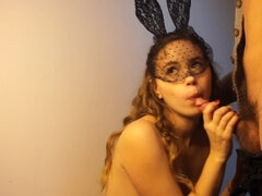 Enthousiasteling, Pijpbeurt, Bruinharig, Stel, Sperma shot, Sperma in gezicht, Hd, Tiener