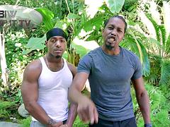 アナル, デカ尻, デカパイ, 黒人, ダブル開発, 異人種間, 三人, オッパイの