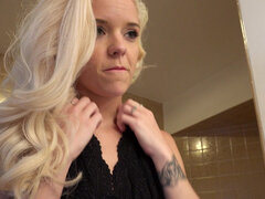 Blonde, Hd, Masturbation, Natural tits, Solo