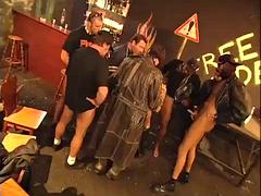 Anal, Tetas grandes, Rubia, Mamada, Doble penetracion, Corridas faciales, Cuero, Tetas