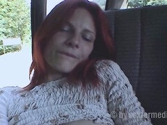 Teen blonde Sexcasting - redhead blow at Carblow