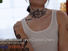 Fingern, Französisch, Hd, Lecken, Massage, Orgasmus, Zierlich, Vibrator