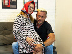 アナル, デカチン, イマラチオ, 眼鏡, お婆さん, 熟年, 乳首, 現実