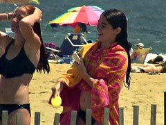 Beach, Shower, Teen, Voyeur