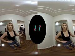 Tridimensionnel, Blonde, Sucer une bite, Tir de sperme, Mère que j'aimerais baiser, Pov, Réalité, Nénés