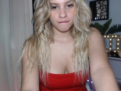 Grote mammen, Blond, Rondborstig, Latijnse vrouw, Lesbisch, Masturbatie, Spuiten, Webcamera