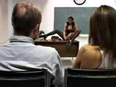 美女, デカパイ, ハードコア, 教師, オッパイの