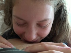 茶髪の, 指いじり, 彼女, 手コキする, オーガズム, オマンコ, オッパイの, 濡れ