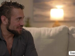 Anaal, Mooi, Grote mammen, Diep in de keel, Man, Ladyboy, Anaal likken, Shemale