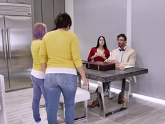 Blowjob, Brunette, College, Creampie, Doggystyle, Sister, Spanking