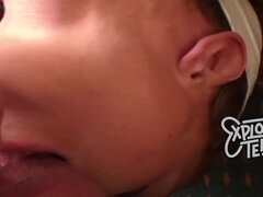 Amateur, Sucer une bite, Brunette brune, Poilue, Petite femme, Chatte, Adolescente, Nénés