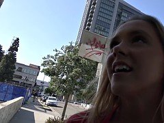 Chica, Verga grande, Interracial, Chupando