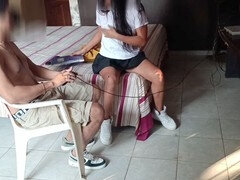 18 jaar, Enthousiasteling, Anaal, Universiteit, Sperma, Indisch