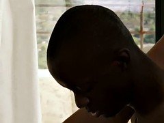 アフリカ人, アジア人, 黒人, 茶髪の, 黒人, エロティック, マッサージ, 淫乱熟女