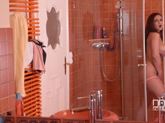 Cul, Plantureuse, Pieds, Lingerie, Chatte, Rasée, Espagnole, Jouets