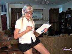 Tante, Masturbation, Reif, Milf