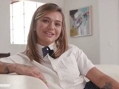 Blonde, Collège université, Adolescente, Uniforme