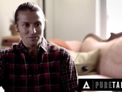 お尻, 美人, ブロンド, フェラチオ, バック, 下着, 現実