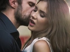 美女, デカチン, フェラチオ, ハードコア, 自然山雀, オマンコ, ティーン, オッパイの