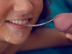 デカ尻, フェラチオ, 茶髪の, 顔射, キス, オナニー, 剃毛, オッパイの