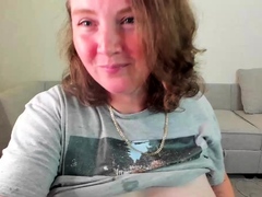 Sexy solo girl loving masturbation with toys
