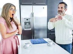 In den arsch, Grosser arsch, Grosser schwanz, Grosse titten, Blondine, Hundestellung, Behaart, Milf