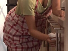 Enthousiasteling, Aziatisch, Vriendje, Bedriegen, Sperma, Dochter, Japaans, Vrouw