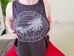 Gym girl, red hair, 60fps