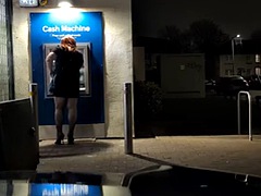 素人, デカチン, イギリス人, 捕まる, ヒール, アウトドア, 公共, 一人