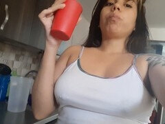 Amateur girls in desperate need to pee, wetting themselves and peeing together