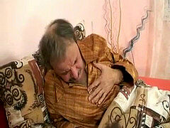 old couple seduces youthful female