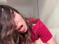 He Randomly Began Recording and Drilling Me Rock hard