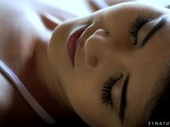 美女, 茶髪の, オナニー