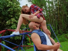 Americano, Mamada, Engañando, Pareja, Polla, Lamidas, Pequeña, Tatuaje