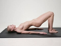 Asombroso, Rubia, Abierta, Masturbación, Afeitado, Deporte, Adolescente, Tetas