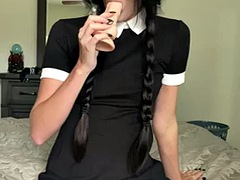 Amateur, Asiatique, Brunette brune, Masturbation, Solo