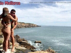 Amateur, Cul, Plage, Grosse bite, Bikini, Éjaculation interne, Hd, Portugaise