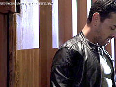 Verga grande, Tetas grandes, Británico, Jeans, Besar, Al aire libre