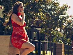 Nana, Gros seins, Sucer une bite, Brunette brune, Éjaculation interne, Tir de sperme, Fille latino, Nénés