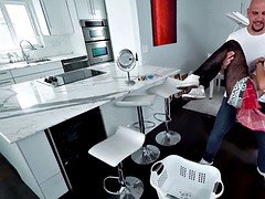 Dick, Kitchen, Petite, Teen, Tits