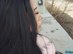 Blasen, Schwanz, Europäisch, Leder, Natürlichen titten, Piercing, Pov, Titten