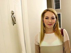 Blond, Pijpbeurt, Sperma, Schattig, Hardcore, Tiener