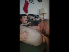 Grosse titten, Fesselspiele, Frau, Fetisch, Grufti, Lecken, Milf, Muschi