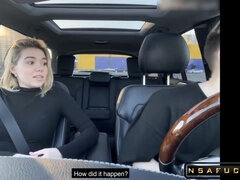 Kont, Grote kont, Blond, Auto, Sperma, Hondjeshouding, Latijnse vrouw, Russisch