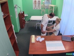 Sexy nurse gets creampied by doctor