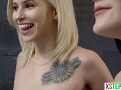 Schwanz, Familie, Hardcore, Zierlich, Schwestern, Taboo, Jungendliche (18+), Flotter dreier