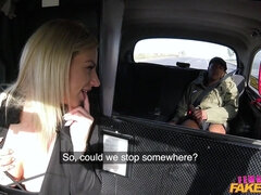 Female Fake Taxi - Blondie Has Her First Big Black Male Stick 1 - Nathaly Cherie