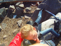 Amateur, Beach, Blonde, Blowjob, Cumshot, Hardcore, Skinny, Teen